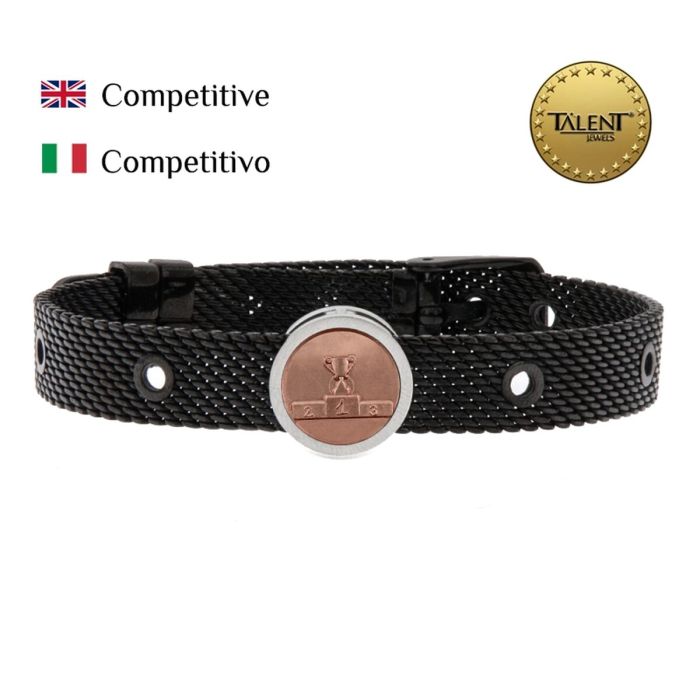 Bracelet Unisexe Competitive Talent Jewels TJA-5-04-02-2-235 Noir 1 Bracelet Unisexe Competitive Talent Jewels TJA-5-04-02-2-235 Noir 1