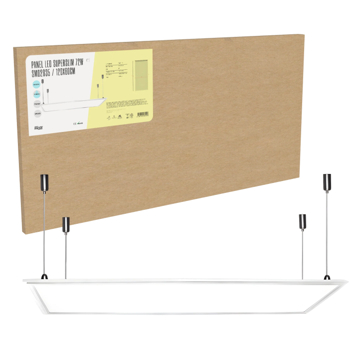 BX3 LIGHT Panel LED Superslim 1200x600 mm 72W 6000K Blanc Froid, Luminiaire Professionnel Modulaire pour Plafond BX3 LIGHT Panel LED Superslim 1200x600 mm 72W 6000K Blanc Froid, Luminiaire Professionnel Modulaire pour Plafond