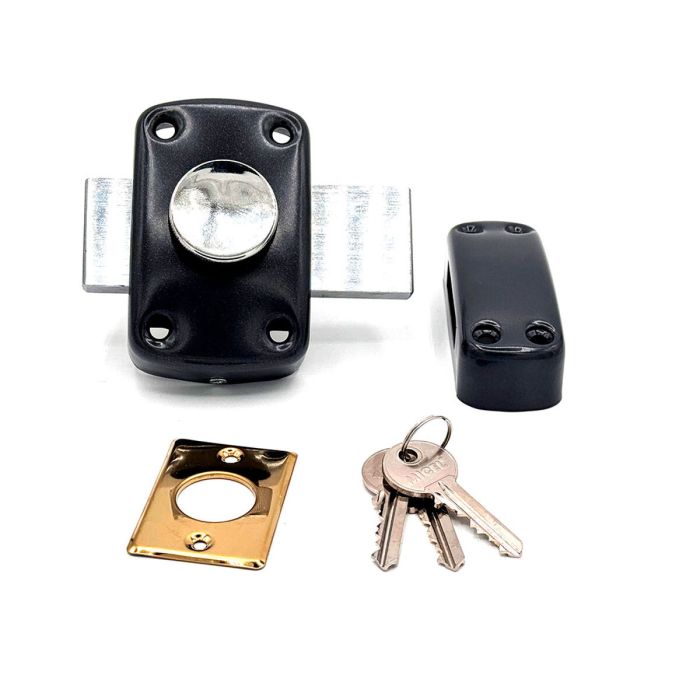 Serrure en applique Micel crr15 Acier gauche-droite Gris 4 Serrure en applique Micel crr15 Acier gauche-droite Gris 4