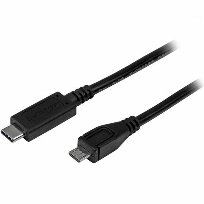 Adaptateur USB C vers Micro USB 2.0 Startech USB2CUB1M USB C Noir 1 m 0 Adaptateur USB C vers Micro USB 2.0 Startech USB2CUB1M USB C Noir 1 m 0