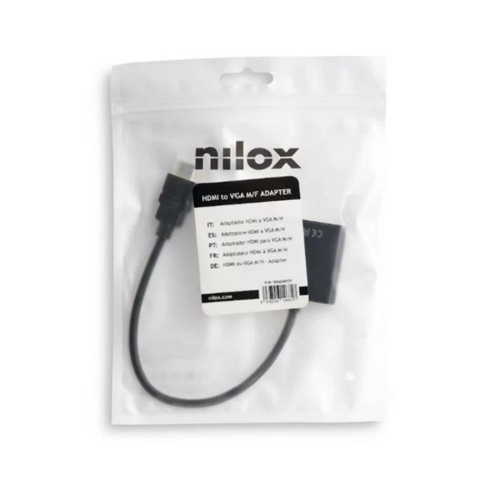 Adaptateur/convertisseur AV Nilox NXADAP01 Noir 1