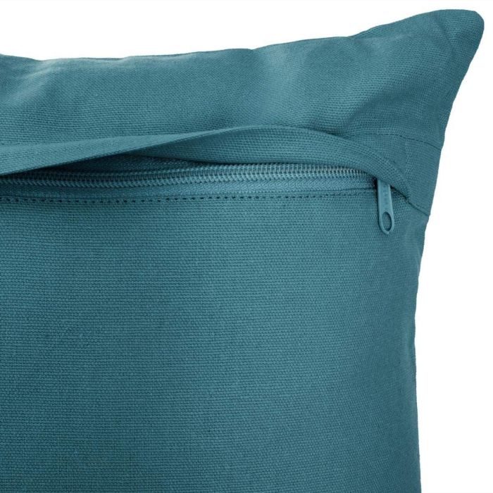 Coussin Atmosphera Otto Bleu Coton (50 x 30 cm) 2