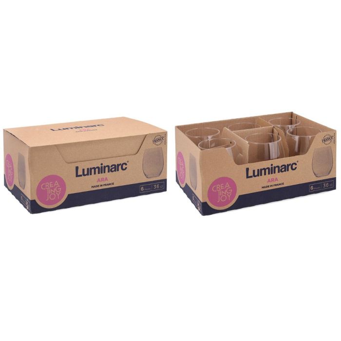 Vaso Alto Vidrio Eco Ara Luminarc 36 cL 3