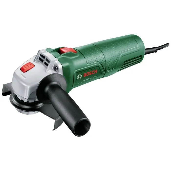 Bosch UniversalGrind 750-115 Meuleuse d'angle 750 W - 115 mm - Vitesse 12000 trs/min - Pour béton et bricolage - Filaire