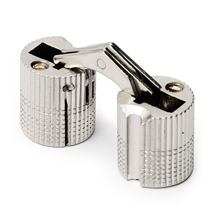 Bisagra Invisible Redonda Para Mesa. Modelo Duoton Acabado Níquel Ø Diámetro 16 Herrajes Alk 0 Bisagra Invisible Redonda Para Mesa. Modelo Duoton Acabado Níquel Ø Diámetro 16 Herrajes Alk 0