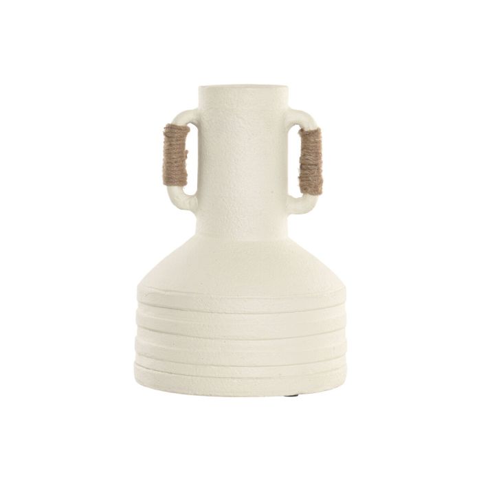 Vase Home ESPRIT Blanc Marron Clair Terre cuite 0 Vase Home ESPRIT Blanc Marron Clair Terre cuite 0