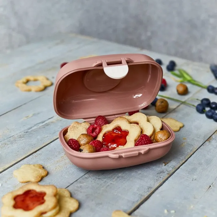 Monbento Boîte à Goûter Hermétique MB Gram Fox Snack Box Compacte 600 ml Sans BPA Personnalisable
