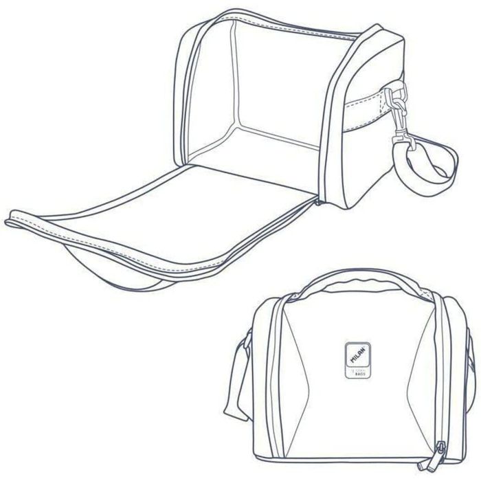 Sac Thermique Milan Sunset Noir 24,5 x 20 x 16 cm 1 Sac Thermique Milan Sunset Noir 24,5 x 20 x 16 cm 1