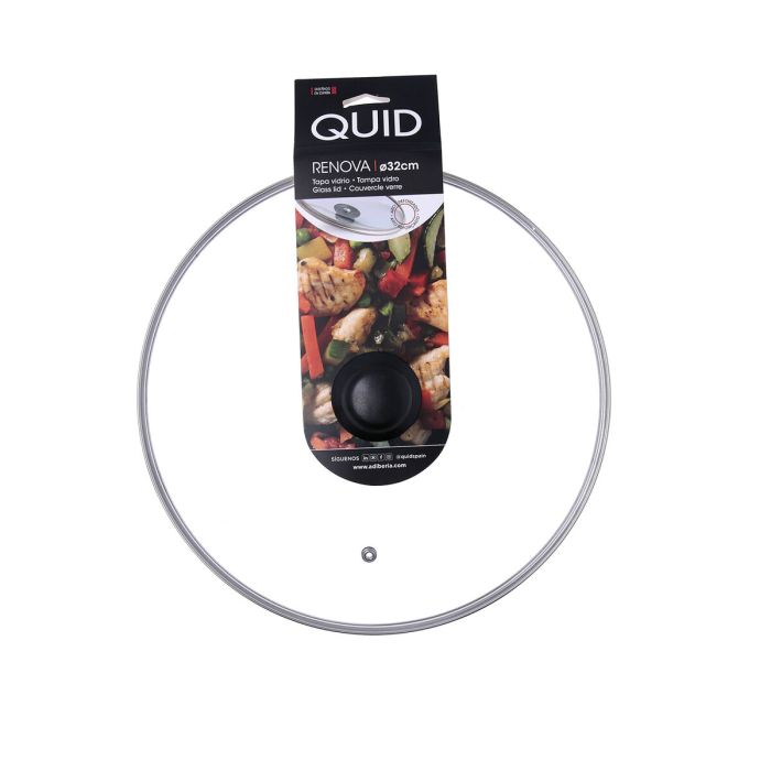Couvercle pour marmite Quid Renova Transparent verre Ø 32 cm (6 Unités)