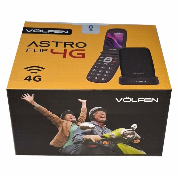 Téléphone portable pour personnes âgées Volfen ASTRO FLIP 48 MB 2,8" Bleu 4G 2