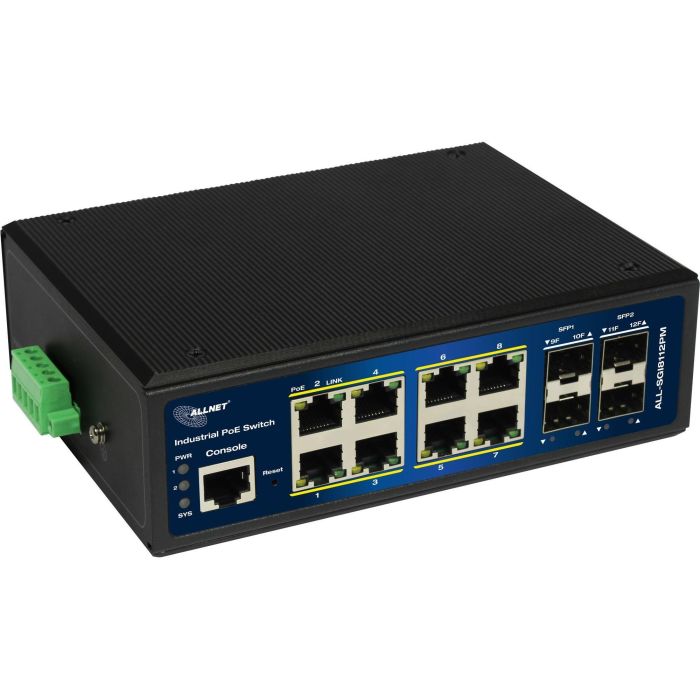 8+4P ALLNET ALL-SGI8112PMJ POE M industrial 1