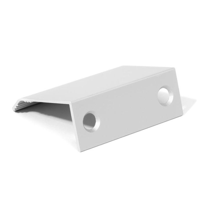 Tirador Aluminio Modelo Curve Disponible En Acabados Blanco Mate, Negro Mate Y Anodizado Mate Acabado Anodizado Mate Dist. Agujero Dist. 128Mm. Viefe 1