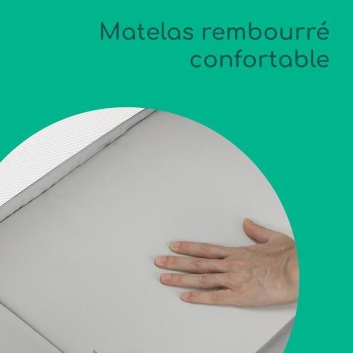 BEBECONFORT AMARA, Cododo, pliant, 2 en 1, Berceau confortable, 4 roues, pliage rapide, 0-6mois,0 a 9kg, tinted graphite 3 BEBECONFORT AMARA, Cododo, pliant, 2 en 1, Berceau confortable, 4 roues, pliage rapide, 0-6mois,0 a 9kg, tinted graphite 3