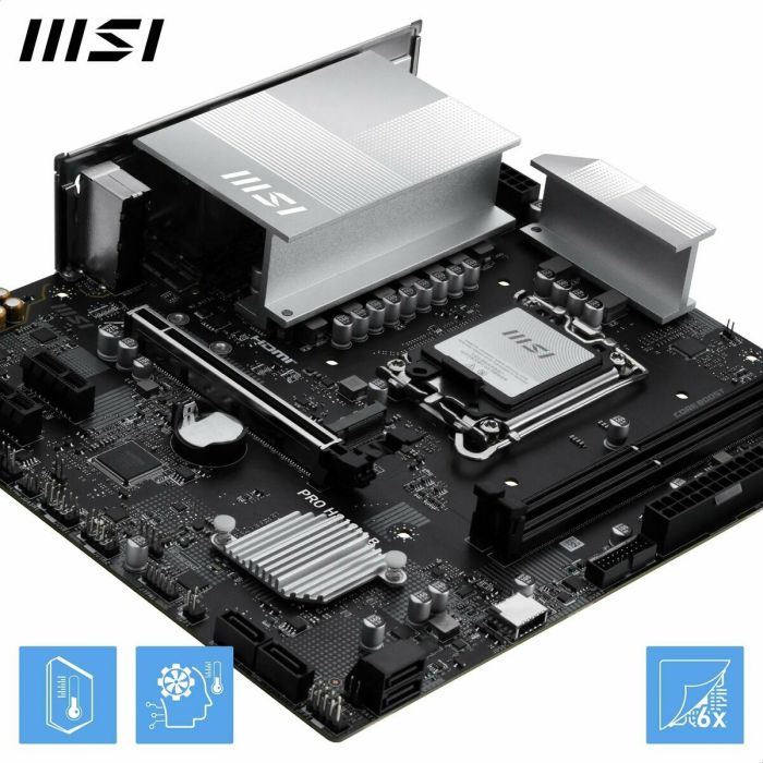 Carte Mère MSI PRO H810M-B LGA 1851 12