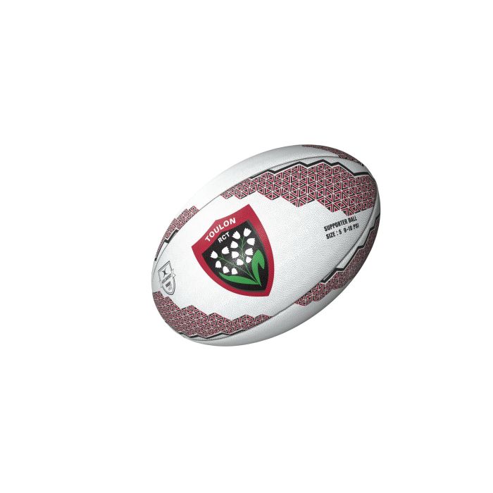 Ballon de rugby - Toulon - Supporter - GILBERT - Taille 5 4 Ballon de rugby - Toulon - Supporter - GILBERT - Taille 5 4