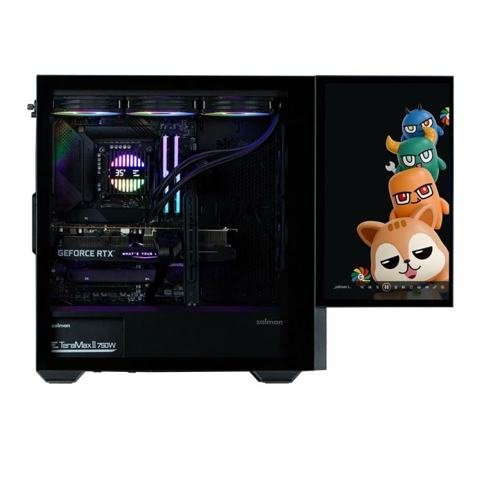 Boîtier ATX semi-tour Zalman Z10 DS BLACK Noir 29