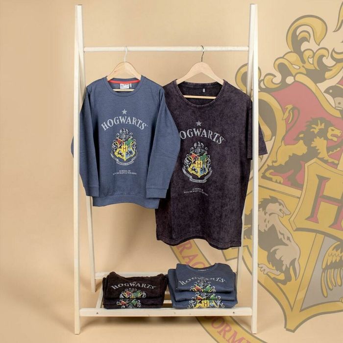 T-shirt à manches longues enfant Harry Potter Gris Gris foncé 2