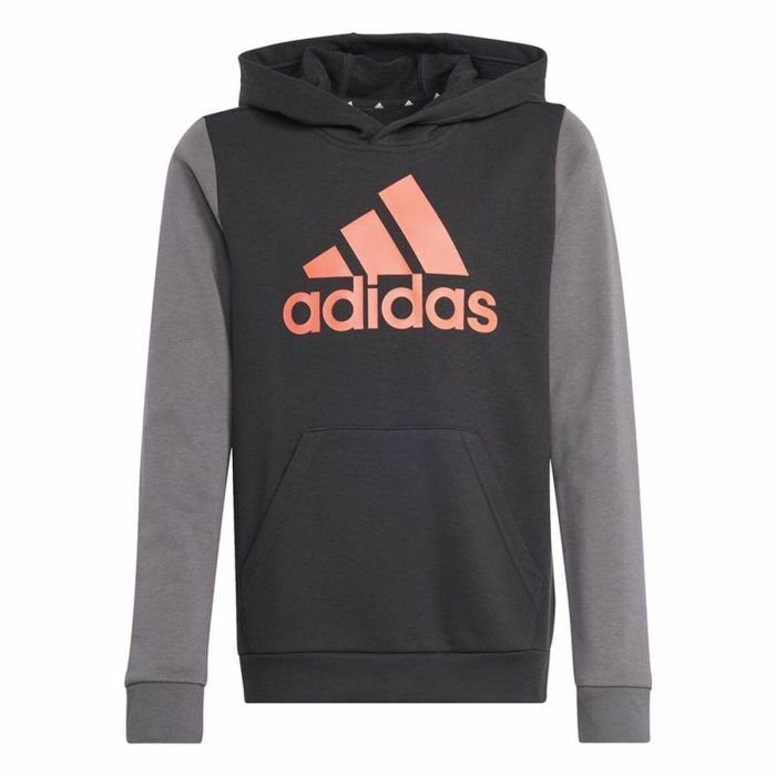 Sweat-shirt à capuche fille Adidas Essentials Gris 0 Sweat-shirt à capuche fille Adidas Essentials Gris 0