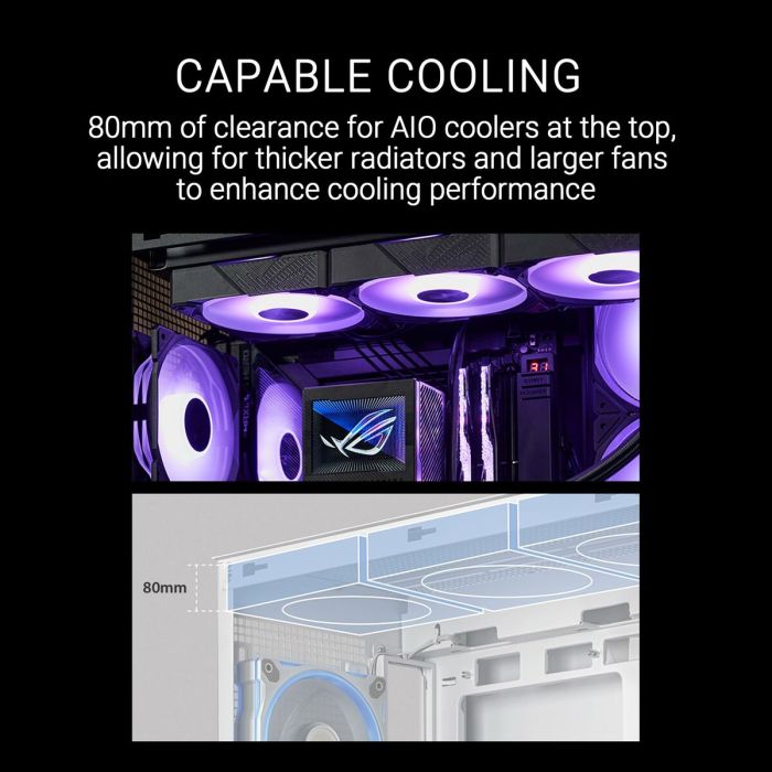 Boîtier ATX semi-tour Asus 90DC00R3-B19000 Blanc 4