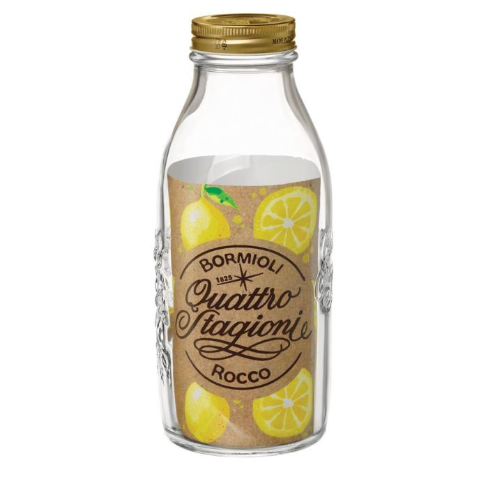 Botella Vidrio Quattro Stagioni Bormioli Rocco 1 L (12 Unidades) 4