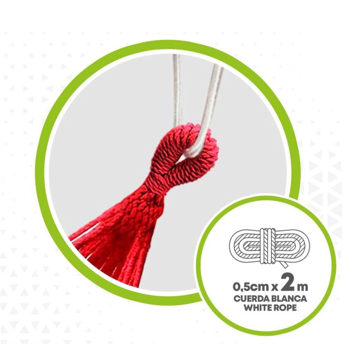 Hamac Aktive Orange 200 x 0,4 x 100 cm (6 Unités) 3