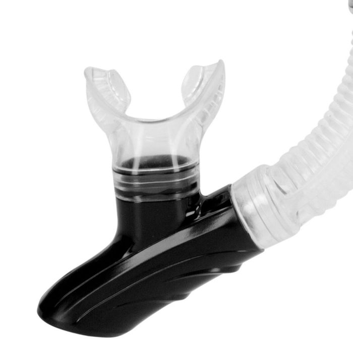 Lunettes de Plongée avec Tube et Palmes AquaSport Noir Adultes (2 Unités) 3