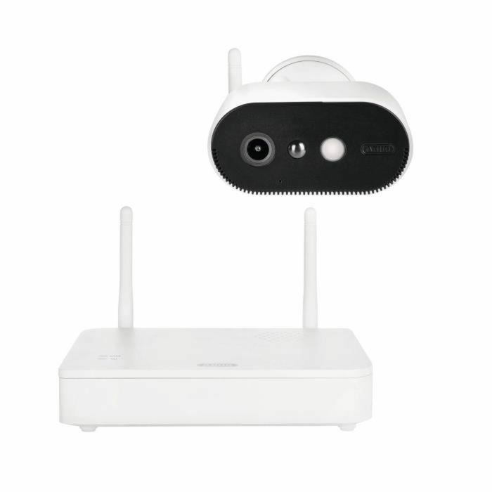 Abus PPIC91000 Ensemble de Caméra de Surveillance 1920 x 1080 Pixels Vision Nocturne Champ de Vision 130°