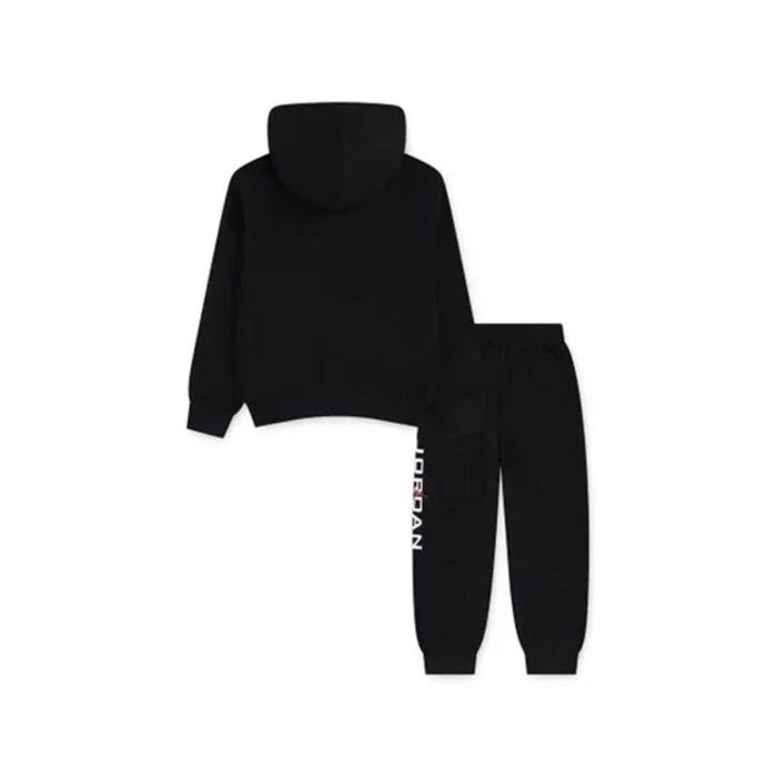 Ensemble de Sport pour Enfants Jordan Mj Stretch Hbr Flc Set Noir 2 Pièces 1