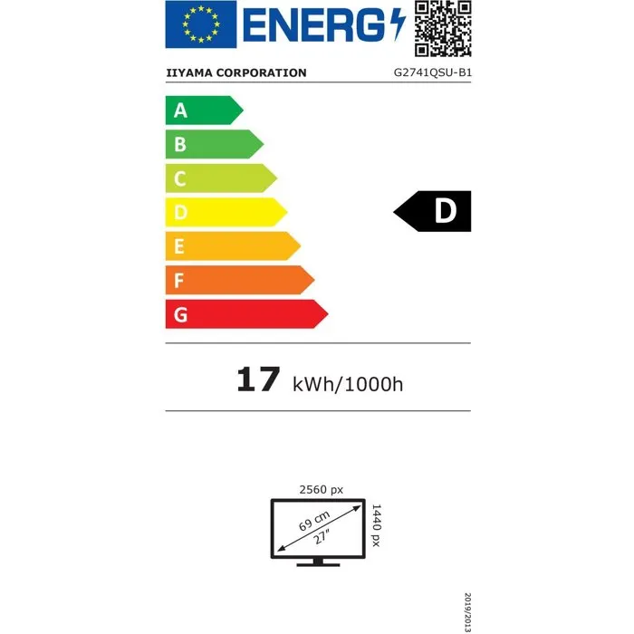 Iiyama Écran Gamer 27" QHD 144Hz IPS 1ms G-Master Black Hawk IIY4948570126873 3
