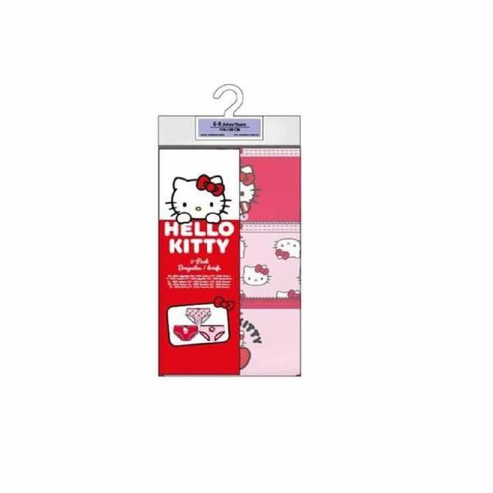 Pack de culottes pour fille Hello Kitty Multicouleur 2