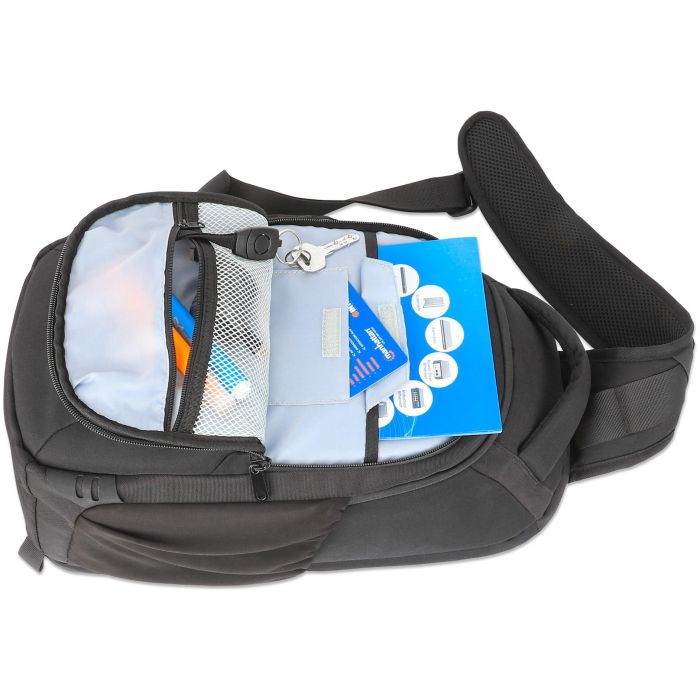 MANHATTAN Amsterdam Notebook-Umhängetasche 13.3" schwarz 6