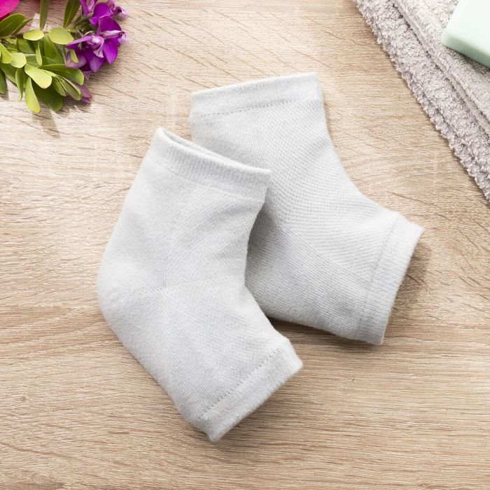 Chaussettes Hydratantes avec des Coussinets en Gel et des Huiles Naturelles Relocks InnovaGoods 6 Chaussettes Hydratantes avec des Coussinets en Gel et des Huiles Naturelles Relocks InnovaGoods 6