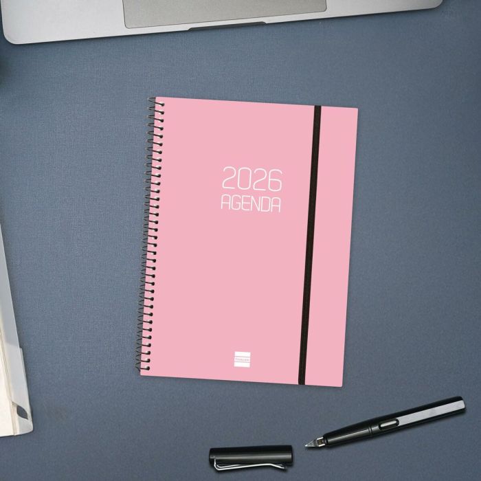 Agenda Finocam OPAQUE Rose A5 15,5 x 21,2 cm 2026 5