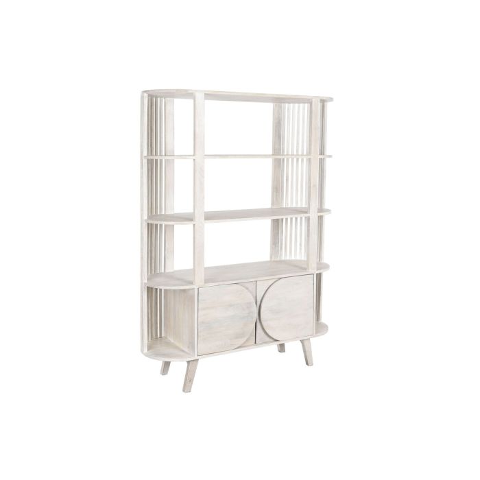 Étagère DKD Home Decor Blanc Bois de manguier 116 x 40 x 160 cm (1) 0 Étagère DKD Home Decor Blanc Bois de manguier 116 x 40 x 160 cm (1) 0