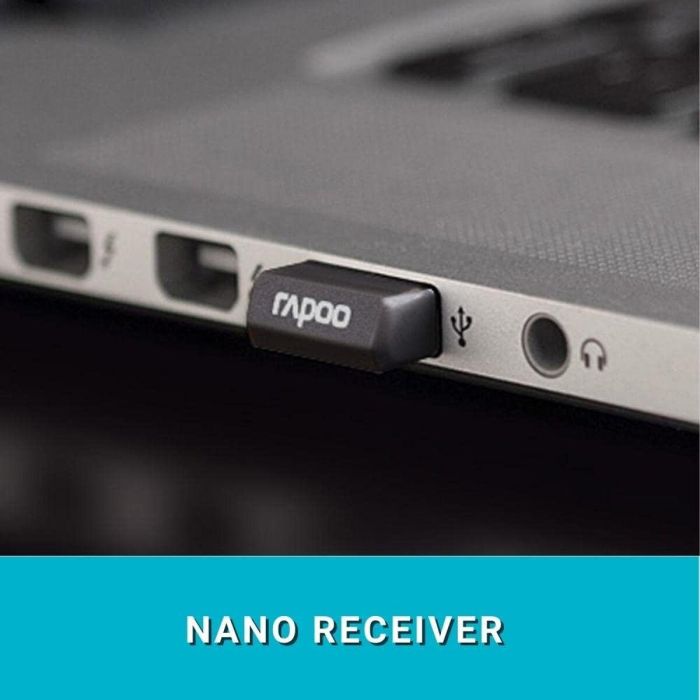 Souris Rapoo 00142012 1000 dpi Noir 1 Souris Rapoo 00142012 1000 dpi Noir 1