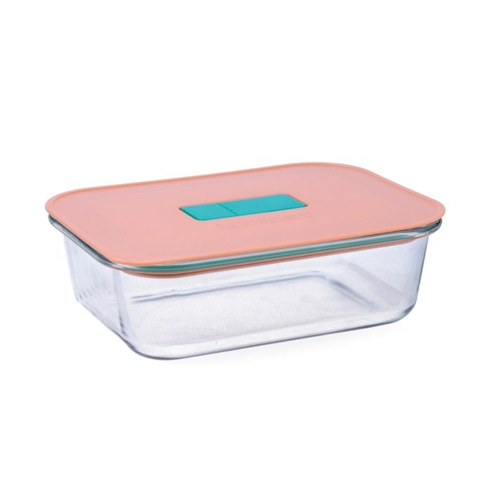 Recipiente Hermético Vidrio Joy Luminarc 20x15x7 cm - 104 cL 0 Recipiente Hermético Vidrio Joy Luminarc 20x15x7 cm - 104 cL 0