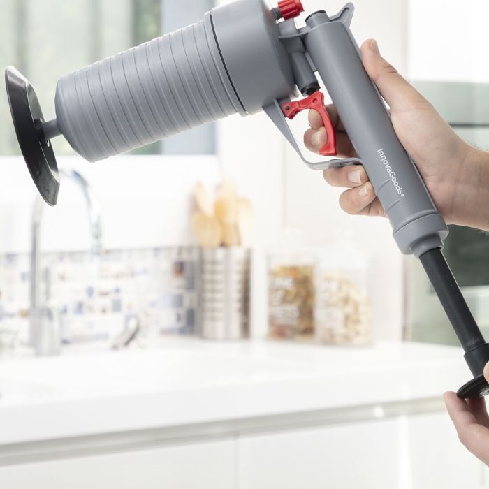 Pistolet Déboucheur à Air Comprimé Universel avec Adaptateurs KlinGun InnovaGoods 9 Pistolet Déboucheur à Air Comprimé Universel avec Adaptateurs KlinGun InnovaGoods 9