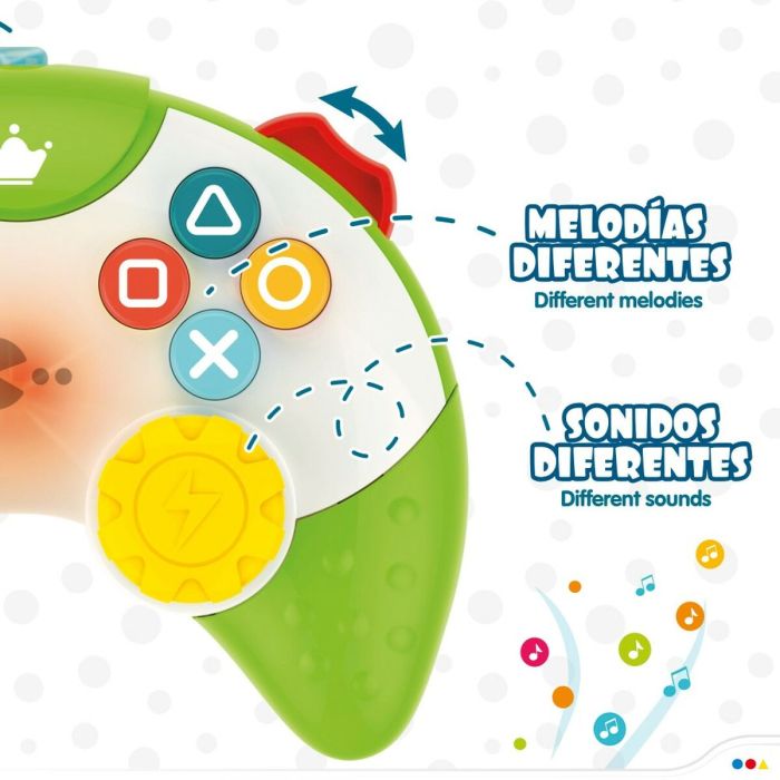 Manette de jouet Colorbaby Vert 15 x 5,5 x 12 cm (6 Unités) 3