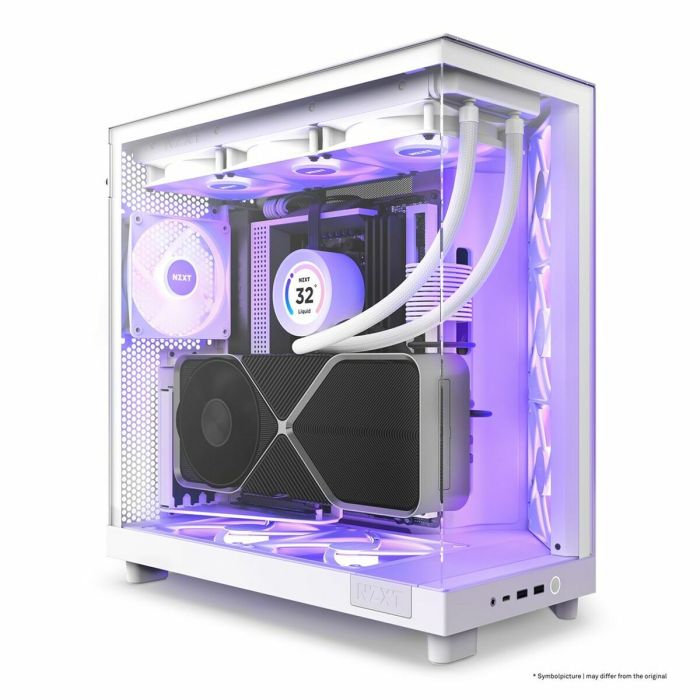 Boîtier ATX semi-tour NZXT CC-H61FW-R1 Blanc 45 Boîtier ATX semi-tour NZXT CC-H61FW-R1 Blanc 45