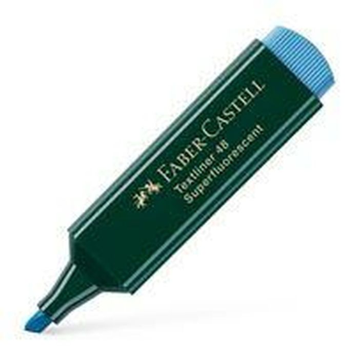 Surligneur Faber-Castell TEXTLINER 48 Bleu (10 Unités) 1 Surligneur Faber-Castell TEXTLINER 48 Bleu (10 Unités) 1