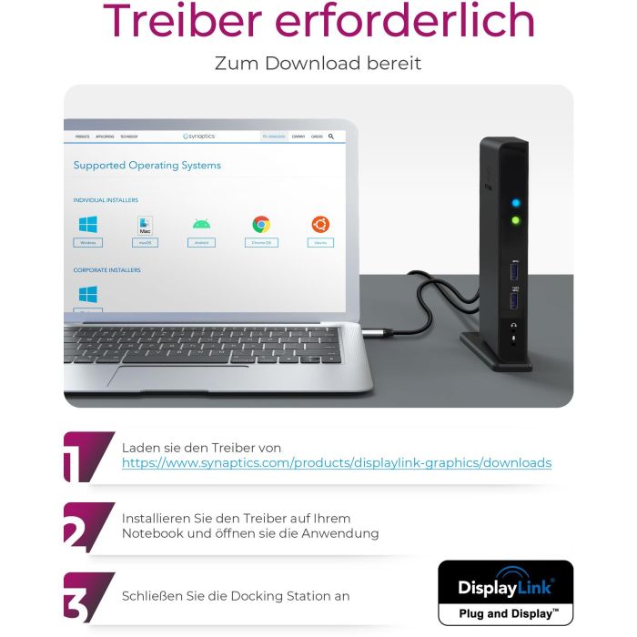 ICY BOX IB-DK2241AC USB 3.0 11-in-1 DockingStation 1