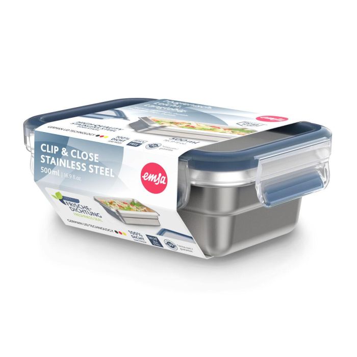 Boîte à lunch Tefal N11503 Bleu Acier inoxydable Rectangulaire 500 ml 8
