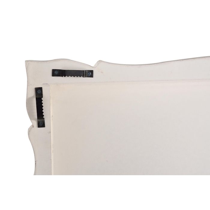 GINER Y COLOMER Cabecero en MDF Blanc Vieilli - Tête de lit décorative en bois de mangle, finition patinée 3