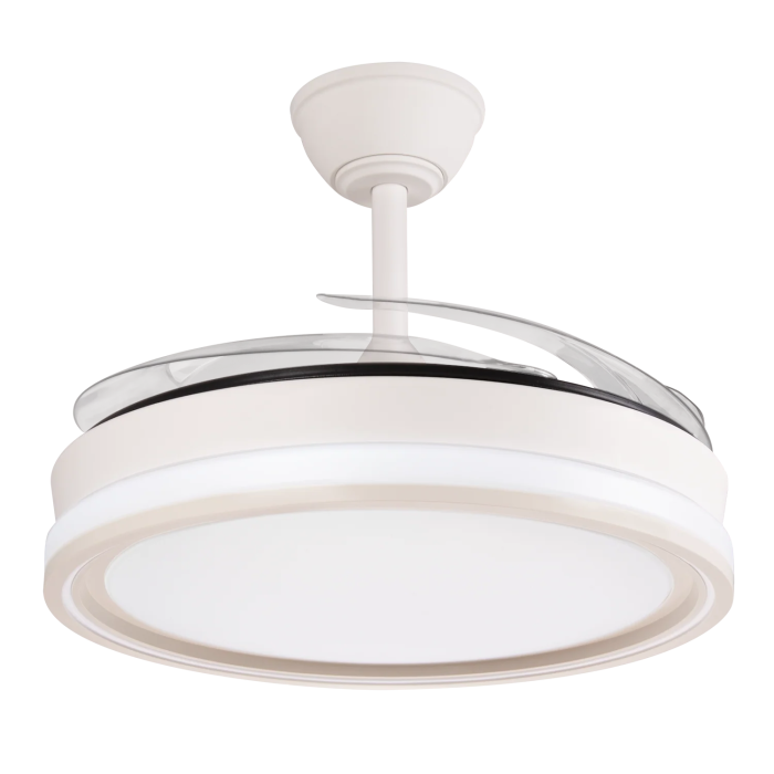 Ventilador DC Blanco 59W 5900lm 3500-4000-6500K 4 Aspas 6 Velocidades 1