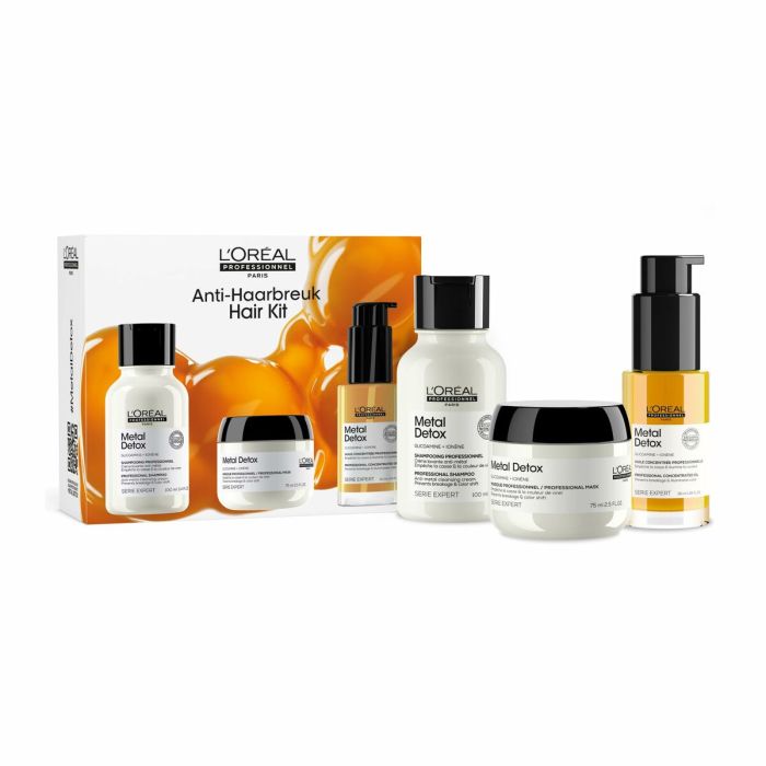 Assortiment pour cheveux L'Oreal Professionnel Paris METAL DETOX 3 Pièces