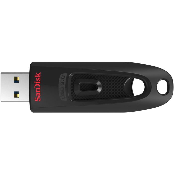 SanDisk Ultra - Clé USB Type-A, 256 Go, Noir, USB 3.2 Gen 1 (100 Mo/s) - Protection par mot de passe 128-bit AES et SanDisk SecureAccess
