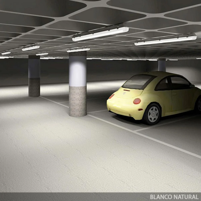 BX3 LIGHT BX3-T8RDDG18W-W-O Tube LED T8 rotatif 18W 2160Lm 120cm 4200K (blanc froid) 60000h, pour parking, bureau, entrepôt