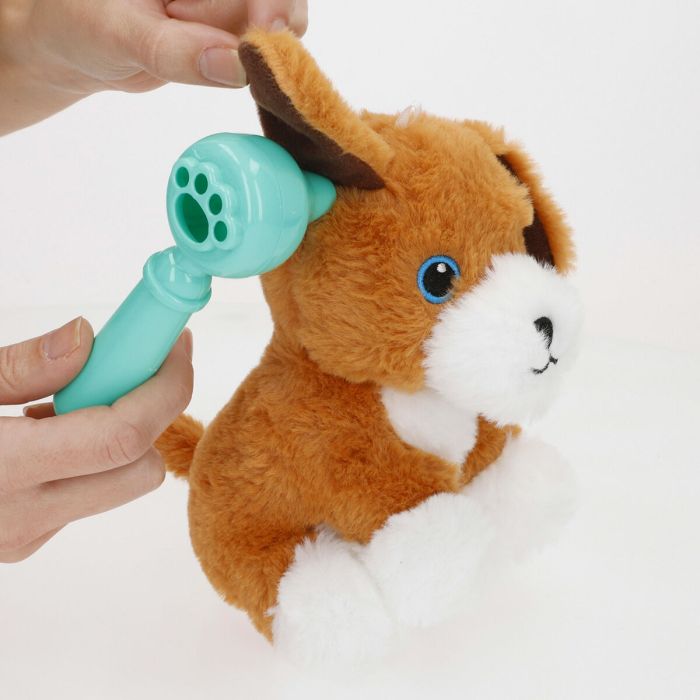 Jouet Peluche Colorbaby Tissu Peluche Plastique 10 x 17 x 9 cm (6 Unités) 2