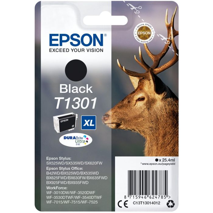 Epson Tinte T1301 C13T13014012 Schwarz bis zu 945 Seiten 0 Epson Tinte T1301 C13T13014012 Schwarz bis zu 945 Seiten 0