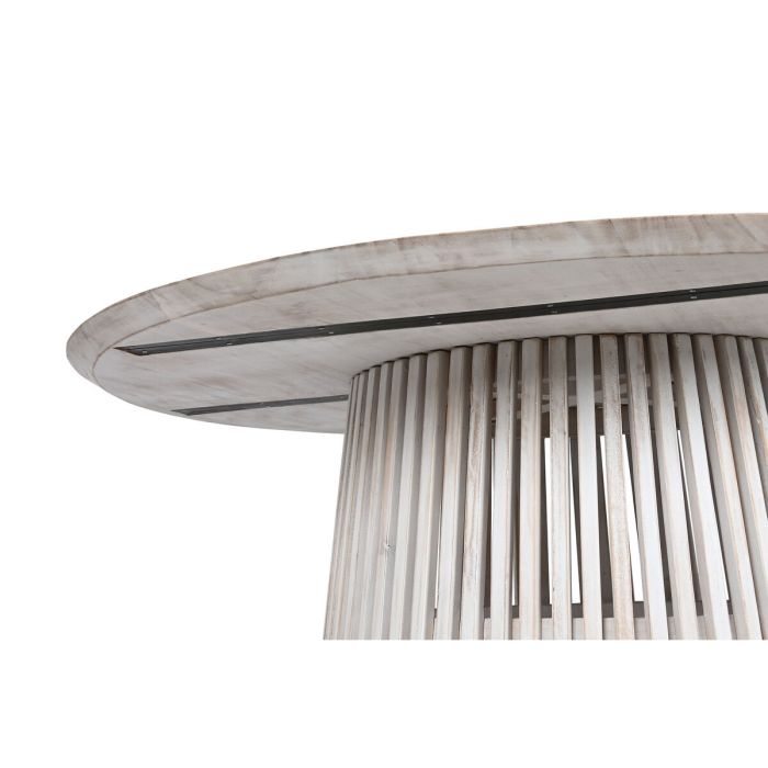 Table de Salle à Manger Home ESPRIT Blanc bois mindi 150 x 150 x 75 cm 2